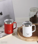 double wall travel mug 350 ml snowhawk model angel
