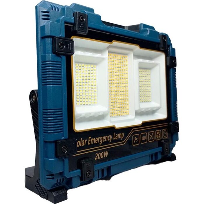 پروژکتور شارژی خورشیدی 200 وات مدل W8109-1 - Image 7