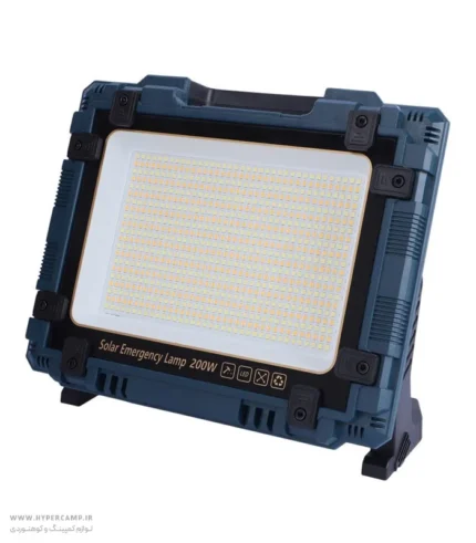 پروژکتور شارژی خورشیدی 200 وات مدل W8109-1