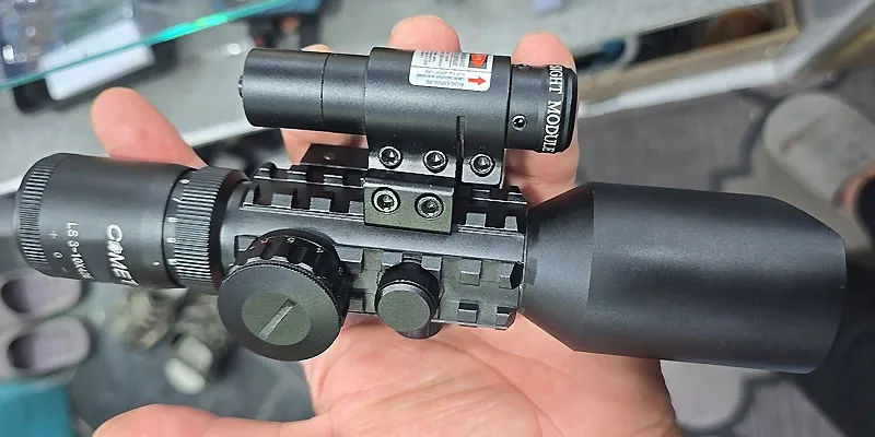 دوربین لیزر دار تفنگ مدل LS3-10x42e